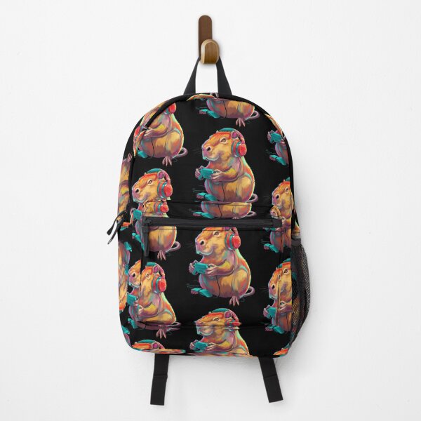 Item preview, Capibara Playing Video Games Funny Illustration Women Girl designed and sold by oglesum.