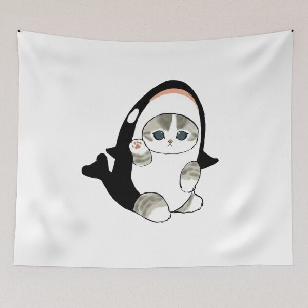 Item preview, Mofusand - Waving Whale Cat designed and sold by penny555.