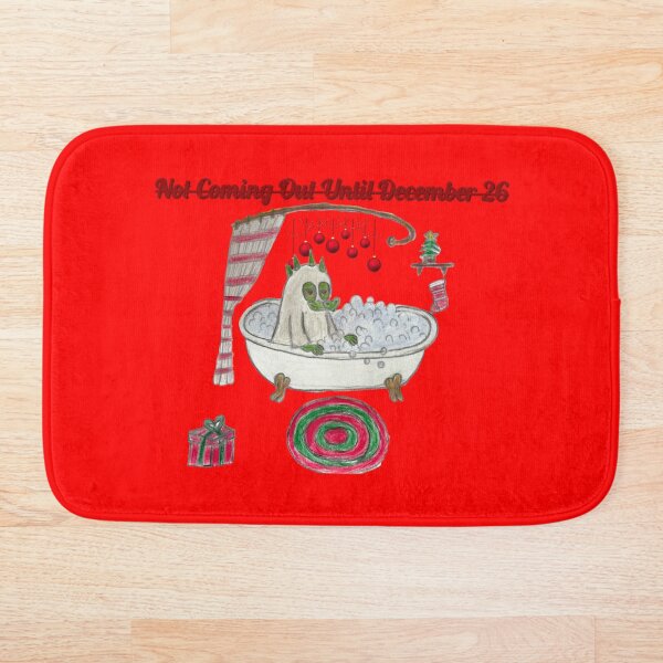 Item preview, Ghost Dragon Christmas Bubble Bath – Cute Cozy Holiday Art designed and sold by Bella Kiwi Art.