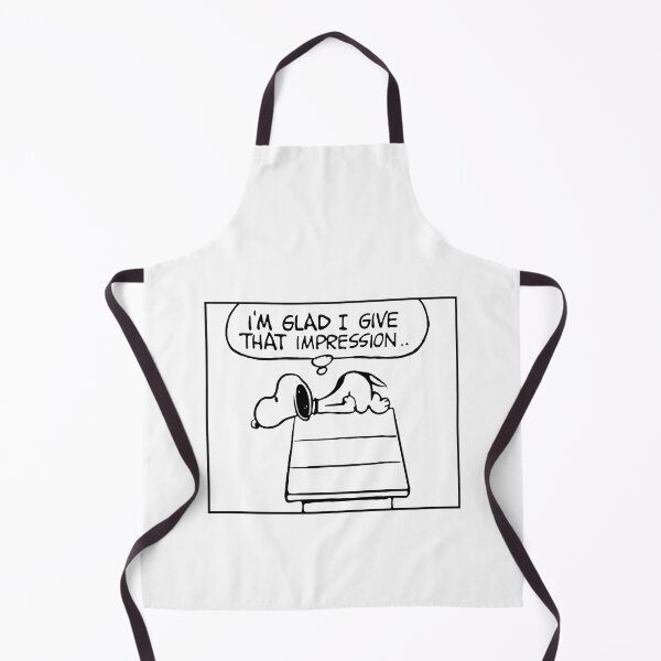 Item preview, Snoopy “I’m Glad I Give That Impression” – Minimalist Peanuts Comic Art designed and sold by MoonhazeeCo.