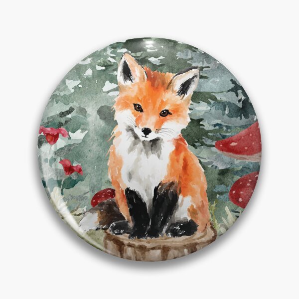 Item preview, Fox, Forest, Woodland. designed and sold by SofikoDesigns.