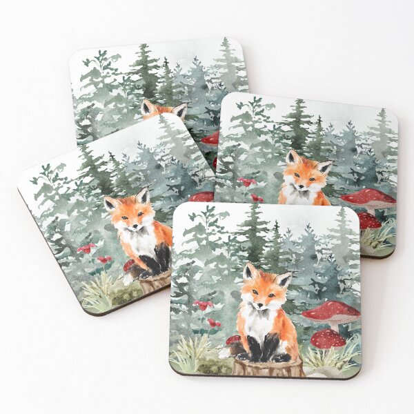 Item preview, Fox, Forest, Woodland. designed and sold by SofikoDesigns.