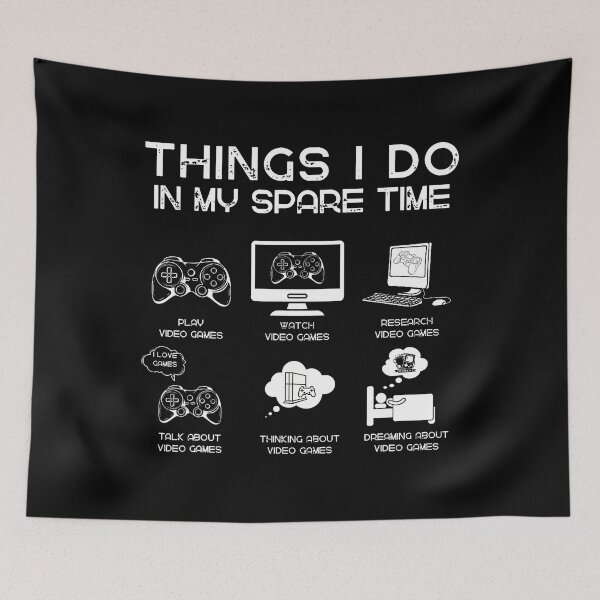 Item preview, Things I Do In My Spare Time Funny Video Games Lover designed and sold by oglesum.