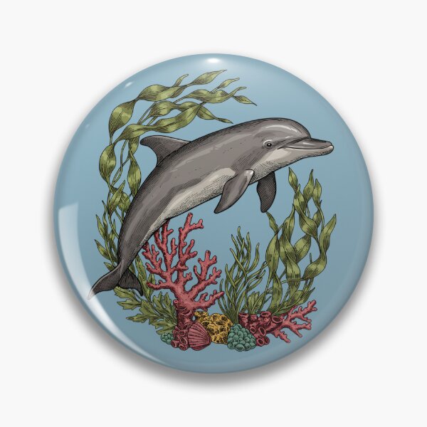 Item preview, Bottlenose Dolphin Marine Life Kelp designed and sold by BirdsnStuff.