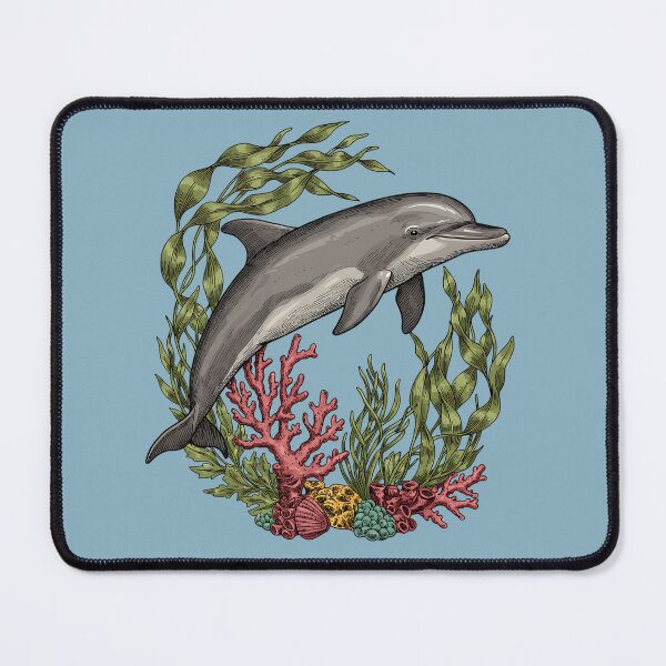 Item preview, Bottlenose Dolphin Marine Life Kelp designed and sold by BirdsnStuff.