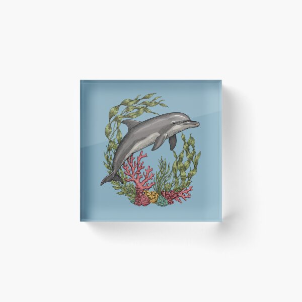 Item preview, Bottlenose Dolphin Marine Life Kelp designed and sold by BirdsnStuff.