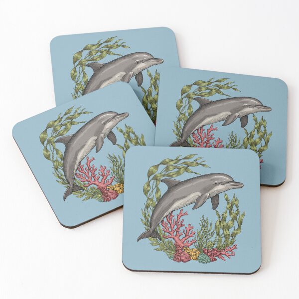 Item preview, Bottlenose Dolphin Marine Life Kelp designed and sold by BirdsnStuff.
