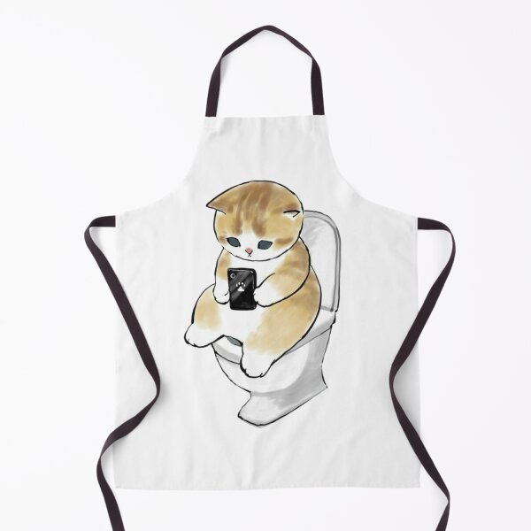 Item preview, Mofusand - Cat on Phone on Toilet designed and sold by penny555.