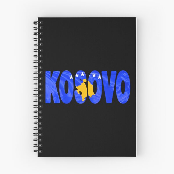Item preview, KOSOVO - Flag Flying in Wind cut to Letters Souvenir Sticker Shirt designed and sold by Adam Gormley.