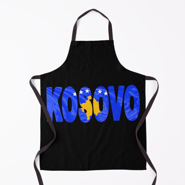 Item preview, KOSOVO - Flag Flying in Wind cut to Letters Souvenir Sticker Shirt designed and sold by Adam Gormley.