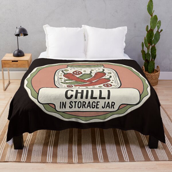 Item preview, Vintage Pickled Chilli Jar - Retro Kitchen Grocery Art designed and sold by CELESTIAL©️.