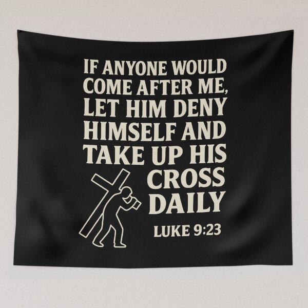 Item preview, Luke 9:23 Take Up Your Cross Daily designed and sold by abubjxtn65.