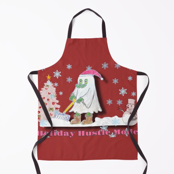 Item preview, Holiday Hustle Mode – Cute Christmas Dragon Art designed and sold by Bella Kiwi Art.