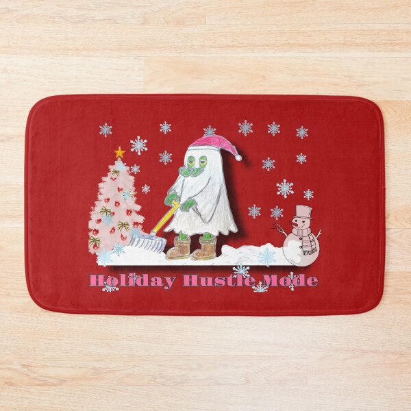 Item preview, Holiday Hustle Mode – Cute Christmas Dragon Art designed and sold by Bella Kiwi Art.