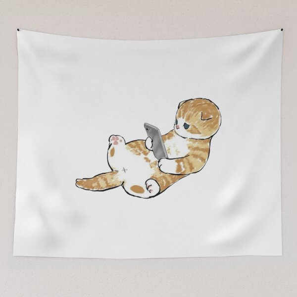 Item preview, Mofusand - Cat on Phone  designed and sold by penny555.