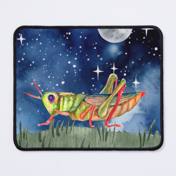 Item preview, Grasshopper at night. Moon, Sky, Stars. designed and sold by SofikoDesigns.