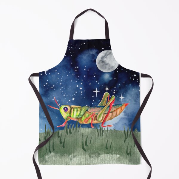 Item preview, Grasshopper at night. Moon, Sky, Stars. designed and sold by SofikoDesigns.