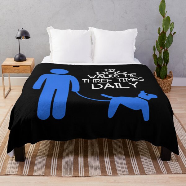 Item preview, My Dog Walks Me Three Times Daily designed and sold by abubjxtn65.