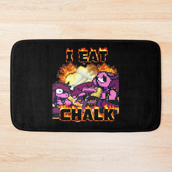 Item preview, Deltarune Susie I Eat Chalk Funny Game Meme designed and sold by bakercolli.