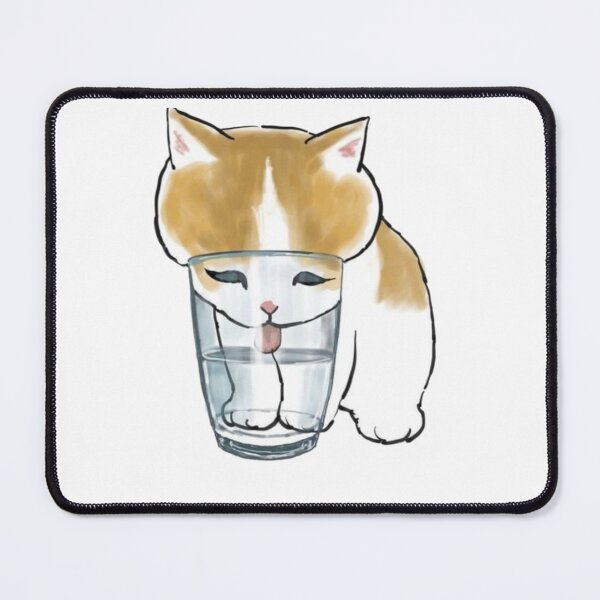 Item preview, Mofusand - Cat Drinking Water designed and sold by penny555.