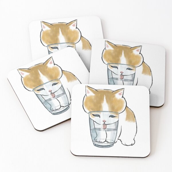 Item preview, Mofusand - Cat Drinking Water designed and sold by penny555.