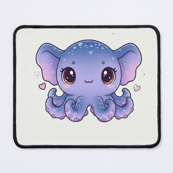 Item preview, Cute Kawaii Dumbo Octopus Pun - I'm All Ears For You Ocean Art designed and sold by arup7980.