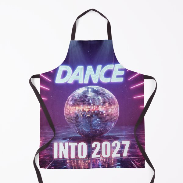 Item preview, Neon Disco Ball “Dance Into 2027” New Year Party Poster designed and sold by ArgentoArt.