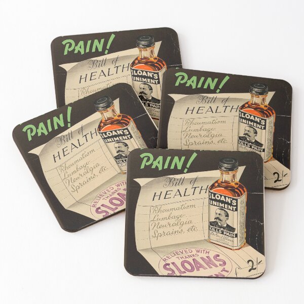 Item preview, Vintage Sloan Liniment Druggist  Medical Repro Ad designed and sold by BlueLineLAX.