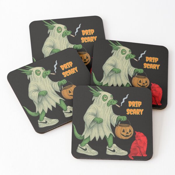 Item preview, Halloween Dragon Night – Urban Fantasy Artwork designed and sold by Bella Kiwi Art.