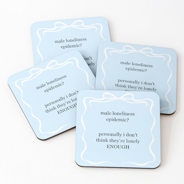Item preview, Male Loneliness Epidemic Sticker designed and sold by calli thurlow.