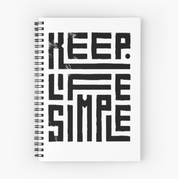 Item preview, Keep Life Simple – Minimal Mindful Quote | hspcreations designed and sold by harispatel62.