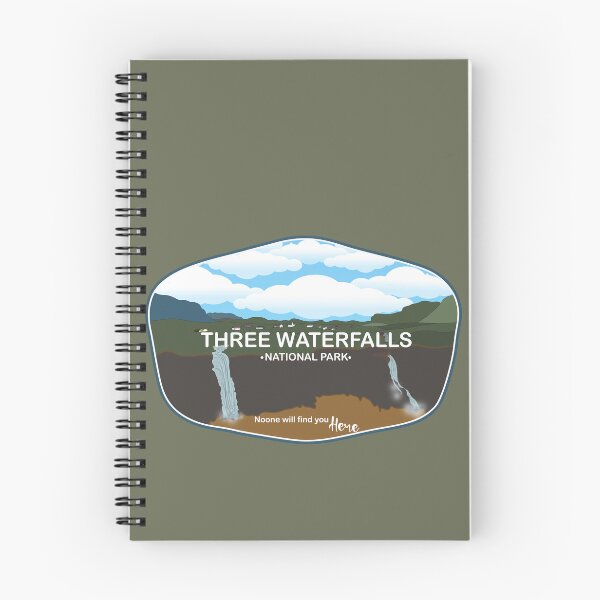 Item preview, Three Waterfalls National Park Patch designed and sold by Wenby-Weaselbee.