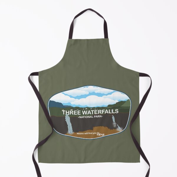 Item preview, Three Waterfalls National Park Patch designed and sold by Wenby-Weaselbee.