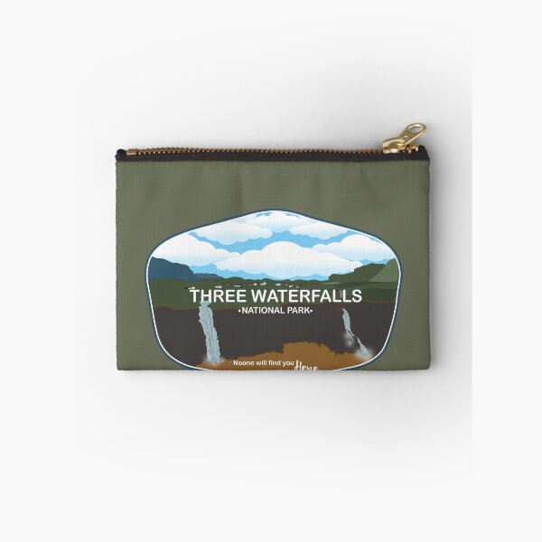 Item preview, Three Waterfalls National Park Patch designed and sold by Wenby-Weaselbee.