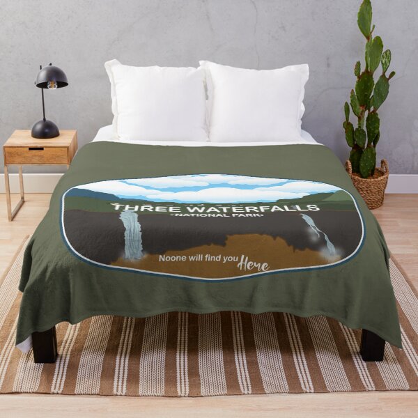 Item preview, Three Waterfalls National Park Patch designed and sold by Wenby-Weaselbee.