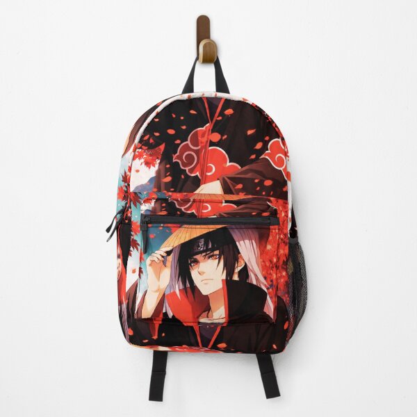 Item preview, Dark Anime Warrior Under Red Maple Leaves – Aesthetic Illustration designed and sold by Dannygirl999.