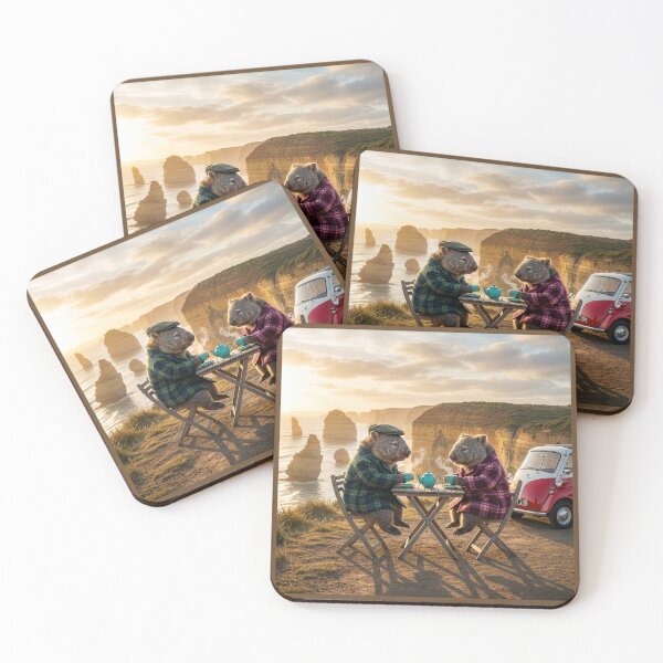 Item preview, Wombats Have Tea on the Australian Coast designed and sold by Tridentulus.