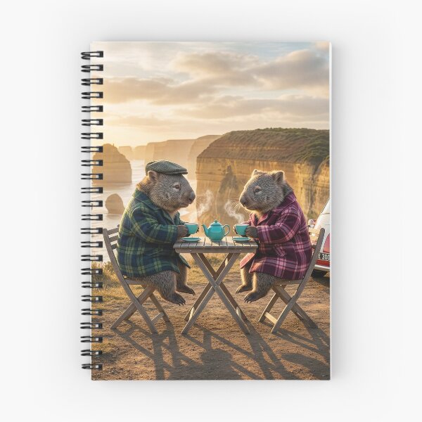 Item preview, Wombats Have Tea on the Australian Coast designed and sold by Tridentulus.