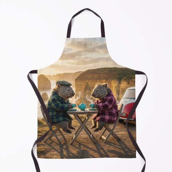 Item preview, Wombats Have Tea on the Australian Coast designed and sold by Tridentulus.