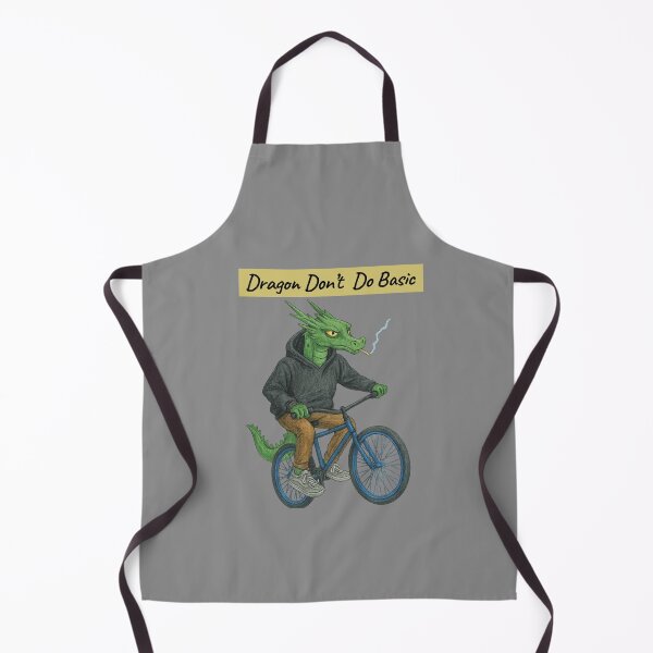 Item preview,  Dragon Riding a Bike Art – Whimsical Fantasy Creature Illustration designed and sold by Bella Kiwi Art.