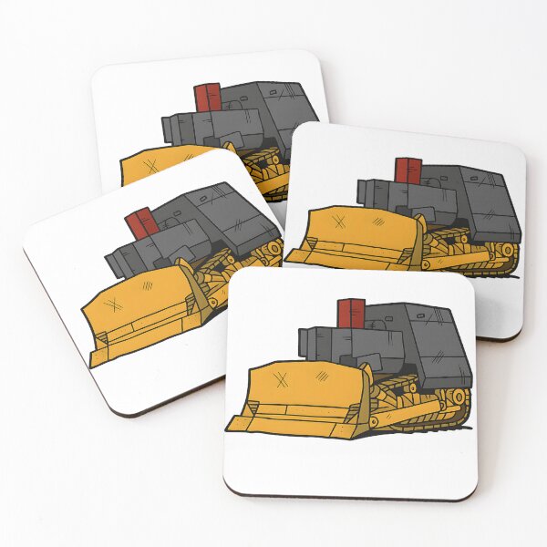 Item preview, Bulldozer Heavy Equipment Illustration designed and sold by haitrieuic96.