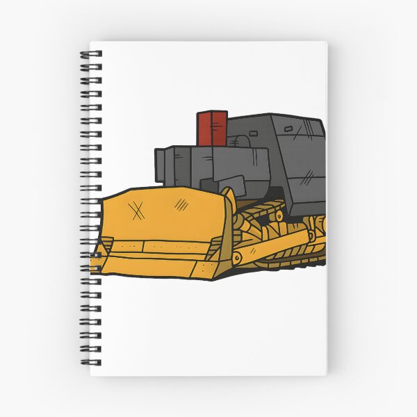 Item preview, Bulldozer Heavy Equipment Illustration designed and sold by haitrieuic96.