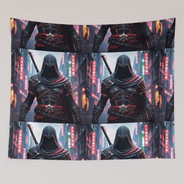 Item preview, “Shadow Assassin – Futuristic Dark Fantasy Warrior” designed and sold by Dannygirl999.