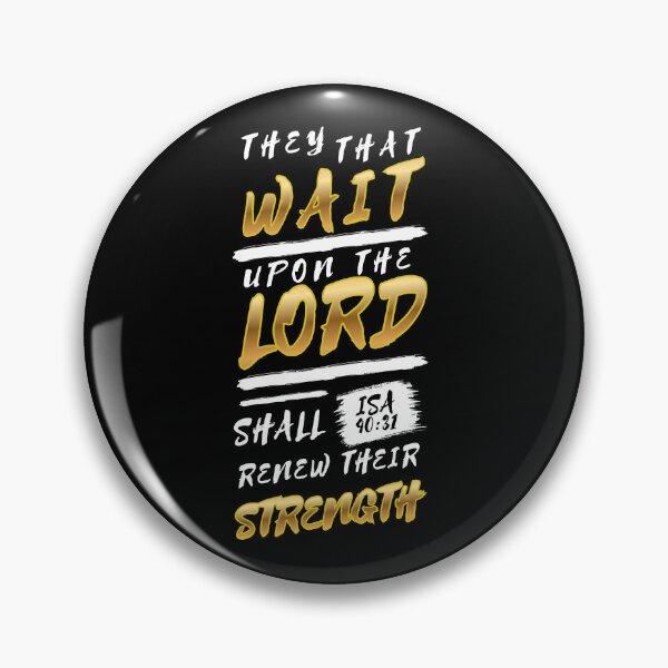 Item preview, Isaiah 40:31 Brush Lettering Bible Verse Typography (KJV) designed and sold by Clothed in Scripture.