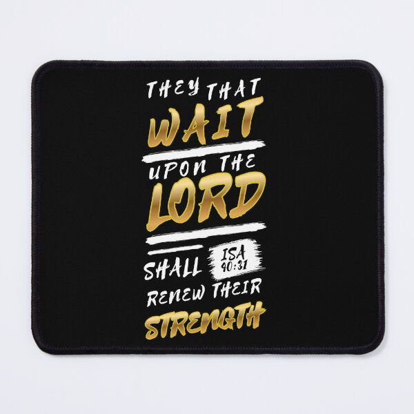 Item preview, Isaiah 40:31 Brush Lettering Bible Verse Typography (KJV) designed and sold by Clothed in Scripture.