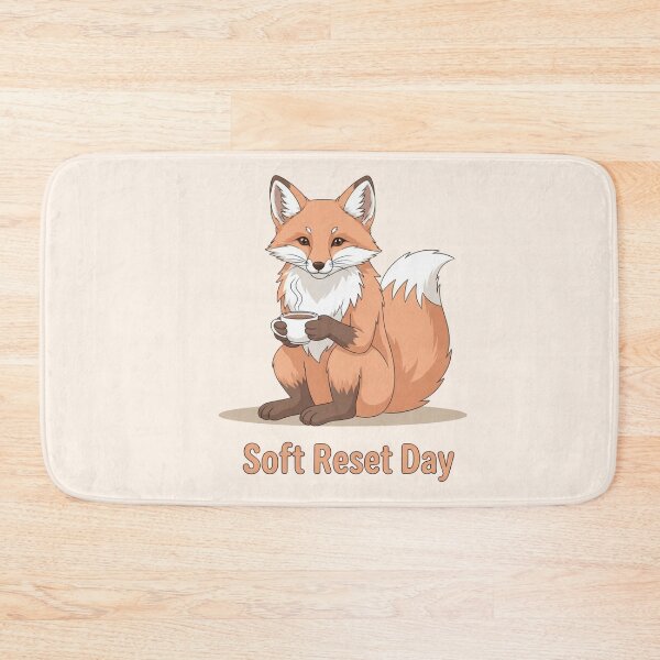 Item preview, Pastel Fox Soft Reset Day Relaxing Meme Art designed and sold by Moon's Arts.