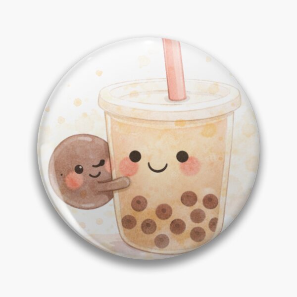 Item preview, Stuck on You – Cute Bubble Tea Valentine’s Day designed and sold by inspired-works.