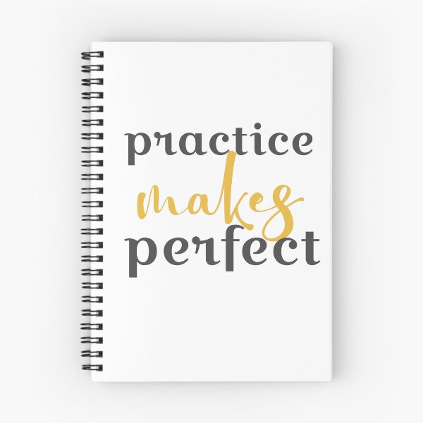 Item preview, Practice Makes Perfect – Consistency Motivation Quote | hspcreations designed and sold by harispatel62.