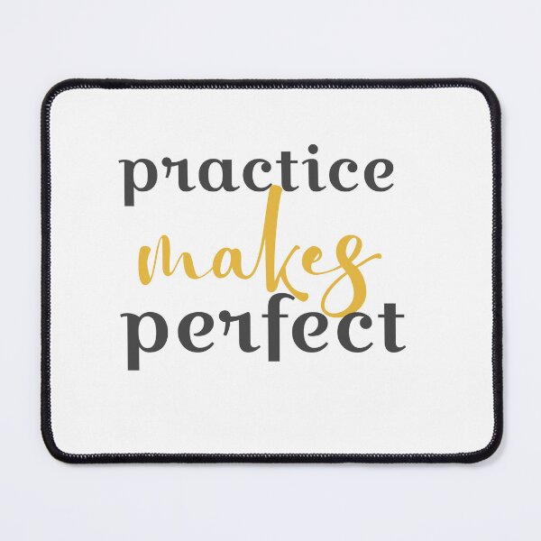 Item preview, Practice Makes Perfect – Consistency Motivation Quote | hspcreations designed and sold by harispatel62.