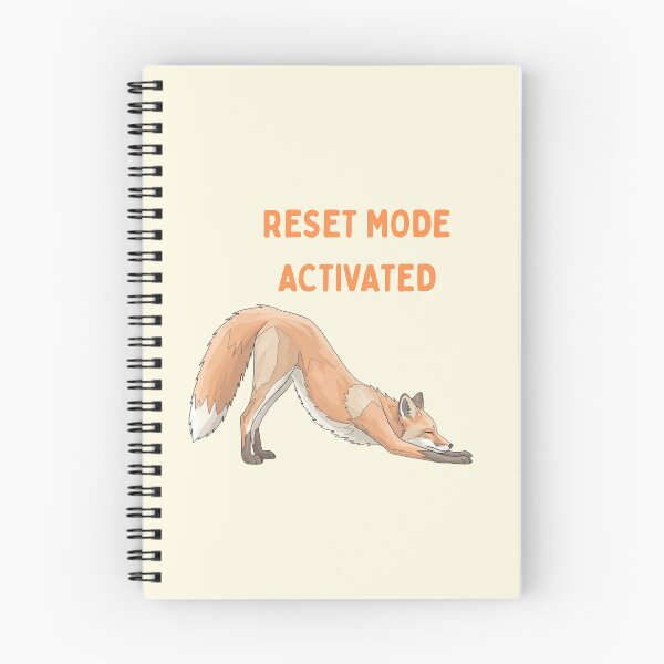 Item preview, Pastel Fox Reset Mode Activated Cute Meme Art designed and sold by Moon's Arts.